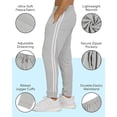 thumbnail image 2 of PURE CHAMP Men's Mesh Joggers 3 Pack Sweatpants with Zipper Pockets Lightweight Athletic Pants, 2 of 4