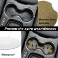 thumbnail image 4 of Car Coasters 6 Pack Stone Car Cup Holder White Dog in Sunflowers Absorbent Drink Car Coaster Ceramic Set Small 2.56 inch Cup Coasters, 4 of 6