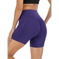 thumbnail image 5 of FUTATA Workout Shorts For Women Biker Shorts With Pockets High Waisted Yoga Shorts Tummy Control Running Exercise Shorts,XS-3XL, 5 of 6