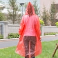 thumbnail image 6 of 24PCS Disposable Emergency Rain Coat for Adult,Pocket Size Hooded Coat for Outdoor,4 Vibrants Colors,Protable and Convenient,Easys to Use,Suitable for Camping, Hiking & Travel, 6 of 9