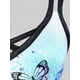 thumbnail image 4 of Fruncido de Talla Grande con Estampado de Mariposa Rosegal Vestidos casuales de talla grande, 4 of 5