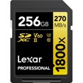 thumbnail image 2 of Lexar Professional 1800x SDXC UHS-II Card GOLD Series 256GB - (3-Pack), 2 of 11