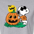 thumbnail image 3 of Peanuts - Joe Cool Pumpkin Cropped Graphic T-Shirt, 3 of 6