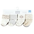 thumbnail image 2 of Hudson Baby Cotton Rich Newborn and Terry Socks, Cream, 0-6 Months, 2 of 6