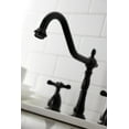 thumbnail image 4 of Kingston Brass KB1795BEXLS Widespread Kitchen Faucet, Oil Rubbed Bronze, 4 of 5