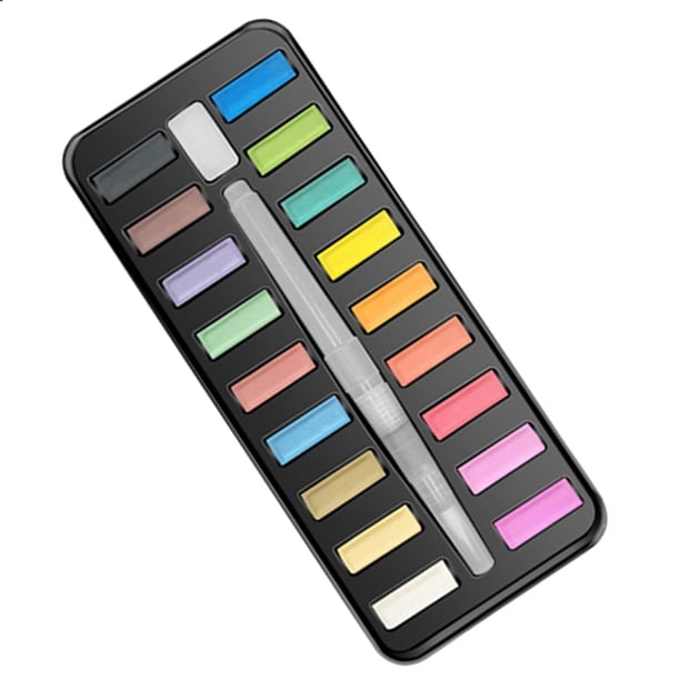 pintura de acuarela de pintura de acuarela , herramienta portátil para adultos, pintores, artistas, suministros de pintura , 12 colores 12 colores Magideal pintura de acuarela