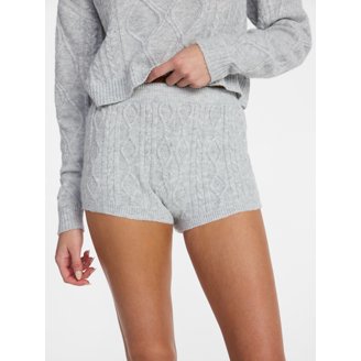 No Boundaries Striped Seersucker Bungee Shorts, 2
