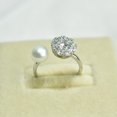 thumbnail image 5 of Sterling Silver Rotating Pearl Ring With Pearl 7 To 8mm Size For Elegant Wear With Fine Finish And Safe Builds, 5 of 8