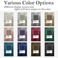 thumbnail image 6 of Crushed Velvet Curtains Luxurious Insulated Velvet Drapes for Bedroom Thicker Velvet Pinch Pleat Curtains Light-Filtering Velvet Window Curtains, 2 Panels, 6 of 6