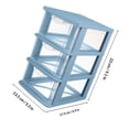 thumbnail image 2 of unbranded Cajonera Organizadora De Plástico Azul Tipo Escritorio Para Almacenar Artículos Varios, 2 of 6