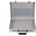 thumbnail image 1 of Aluminum Storage Box，Aluminum Briefcase Combination Safe Laptop Briefcase Home Invisible Cash Money Case Briefcases For Men And Women (Color : Silver, Size : 36 * 24 * 10cm) (Color : Silver, Size :, 1 of 1