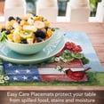thumbnail image 4 of Wipe-Clean Reversible Decofoam Placemats, Geranium Box, Set of 2, Made in The USA, 4 of 7