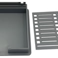 thumbnail image 4 of Sticky Note Dispenser, Note Pad Holder Note Template Organizer for Classroom, Home, Office, Grey 2pcs, 4 of 5
