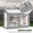 thumbnail image 5 of Mcombo 2-Tier Wooden Cold Frame Garden Greenhouse Raised Flower Planter Shelf Bed Protection 0160, 5 of 7