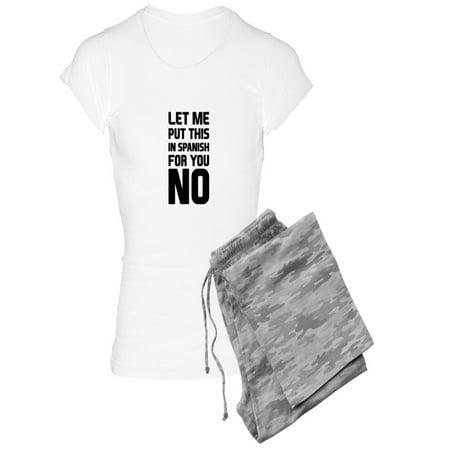 

CafePress - Spanish No - Women s Light Pajamas