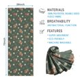 thumbnail image 2 of Green Highland Cow Dinosaur Pattern Hot Yoga Mat Towel Non Slip for Hot Yoga - Quick-Drying Yoga Mat Cover with 4 Corner Pockets with Travel Bag - Hot Yoga Towel Non Slip 70"x26", 2 of 6
