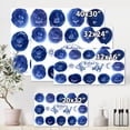 thumbnail image 4 of Designart ' Collection of Astrology Signs On Blue Circles ' Modern Canvas Wall Art Print, 4 of 4
