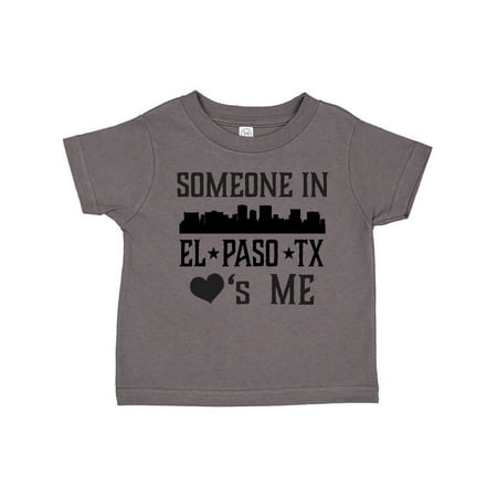

Inktastic El Paso Texas Someone Loves Me Skyline Gift Toddler Boy or Toddler Girl T-Shirt