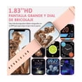 thumbnail image 2 of Smartwatch Bluetooth Llamada ,reloj Inteligente rosa, 2 of 5