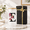 Letter E, variant on Letter A Monogrammed 16oz Glass Mason Drinking Jar with Lid and Straw