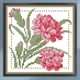 thumbnail image 3 of (H423) Hilo Algodón Ecológico para Bordado No Manchú 14CT 2 Hebras Tela Blanca 17*17cm Kit Serie Flores en Punto Cruz Con Flores Diciembre Y Enero, 3 of 9