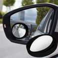 thumbnail image 2 of 2 Pièces de Voiture Miroirs Ronds avec Grand Champ 360 Degrés Extérieur Pièces Grand Angle Réglable Angle Angle Angle Angle Miroir Auto Accessoires Noir, 2 of 7