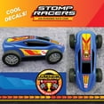 thumbnail image 2 of New Stomp Rocket Dueling Stomp Racers, 2 Toy Car Launchers and 2 Air Powered Cars with Ramp and Finish Line. Great for Outdoor and Indoor Play, STEM Gifts for Boys and Girls -Ages 5+, 2 of 5