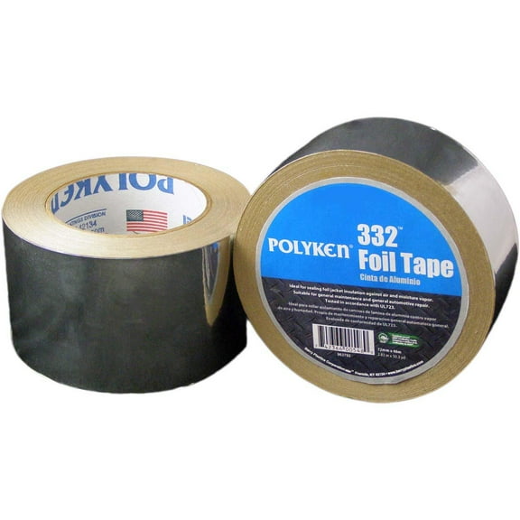 Polyken 1087640 332 Utility Foil Tape 72mm x 46m