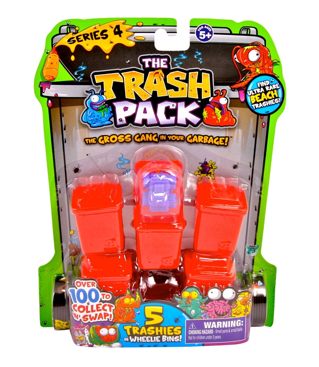 The Trash Pack Mega Pack with Garbage Truck and Collector's Trash Can 