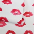 thumbnail image 5 of Tempaper x Novogratz Painted Lips Red Peel and Stick Wallpaper, 20.5" x 16.5', 5 of 9