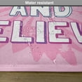 thumbnail image 6 of Ambesonne Pink White Place Mats Set of 4, Phrases, Standard Size, Pink White, 6 of 6