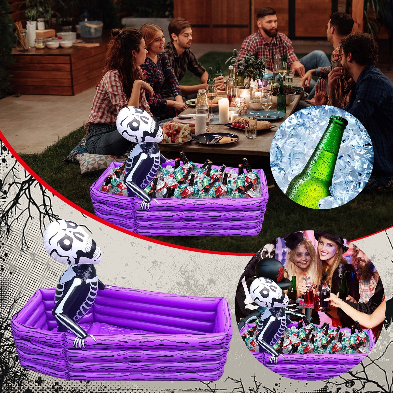 Halloween Party Decoration Air Cooler Halloween Party Supplies Large