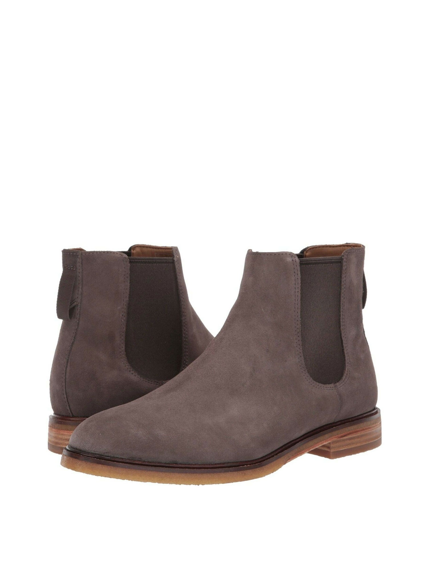 clarks mens suede chelsea boots