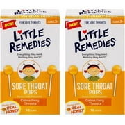 Little Remedies Little Colds, Honey Pops, 10 CT (Pack - 2)