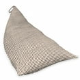 thumbnail image 2 of Abstract Lounger Chair Bag, Hand Drawn Style Dark Colored Spots on a Neutral Toned Backdrop, High Capacity Storage with Handle Container, Lounger Size, Champagne Charcoal Grey, by Ambesonne, 2 of 5