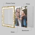 thumbnail image 2 of Unique Bargains Picture Frame Luxury Photo Frames Silver 4x6 Silver/Gold 4x6, 2 of 6