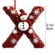 thumbnail image 3 of Uuiauoio 26-Piece Alphabet Christmas Ornaments Set with Holiday Designs, Acrylic Letter Tree Pendants for Decor, Festive Xmas Hanging Decorations for Home and Office Displays, 3 of 6