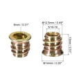 thumbnail image 2 of Unique Bargains 5/16-18 x 13mm Threaded Inserts Nuts, 100 Pack Wood Insert Nuts with Hex Wrench, 2 of 5