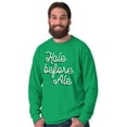 thumbnail image 5 of Kale Before Ale Beer Drinking Healthy Long Sleeve TShirt Men Women Brisco Brands S, 5 of 5