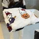 thumbnail image 5 of Manta de franela grande con dibujos animados de Hello Kitty, fantasma de Halloween, bonita manta de algodón para la siesta en el sofá, sábana para regalo de Navidad, 5 of 5