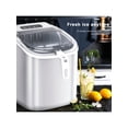 thumbnail image 3 of Nugget Ice Maker Countertop, Self-Cleaning Ice Maker With Ice Basket & Scoop, 26Lbs/24H, 9 Ice Cubes Ready In 6 Mins, Chewable Ice Maker Mach, 3 of 4