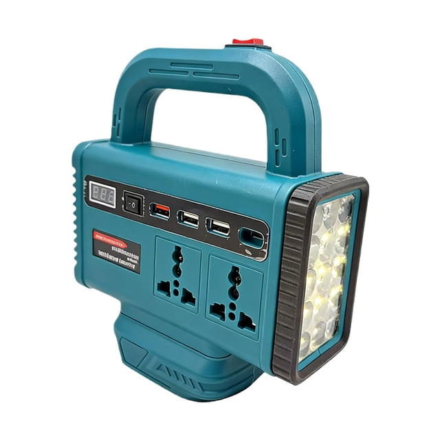 Portable Power Station with 6th Gen Inverter, Stable Power for Home Appliances & Charging, Ideal for Camping & Emergency Backup