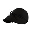 thumbnail image 4 of Bow Baseball Cap for Women Adjustable Bow Wide Brimmed Solid Color Quick Drying Outdoor Fisherman's Cap Fashionable Duckbill Hat Breathable Seaside Sun Hat Visors, 4 of 4