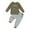 S03boys suit-Green, variant on Xudanell Newborn Boy Outfits Rugby Long Sleeve Cute Sweatshirts Pants Outfits Printed Baby Boy Winter Clothes Brown 6-12 Months