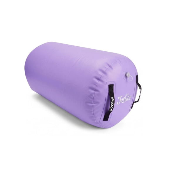 Air Roller Inflatable Tumbling Mat With Pump - Purple