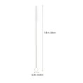 thumbnail image 2 of Raindrops 10Pcs Straw Brushes for Cleaning Straws Cylindrical 20x0.8cm Stainless Steel, 2 of 8
