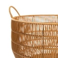 thumbnail image 5 of Woven Basket with Handle Wicker Baskets for Nursery Laundry Room Living Room Short, 5 of 5