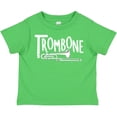 thumbnail image 3 of Inktastic Trombone  Rough  White Text Boys or Girls Toddler T-Shirt, 3 of 5