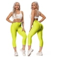 thumbnail image 2 of FITTOO High Waist Butt Lift Women's Capri Leggings Yoga Pants Female, 2 of 5