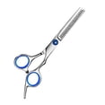 thumbnail image 2 of Stainless Steel Hair Cutting Scissors Thinning Shears Professional Salon Barber Haircut Scissors Family Use for Man Woman Adults Kids,Blue, 2 of 8